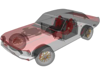 Ford Mustang (1967) [Tuned] 3D Model