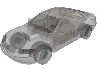 Hyundai Azera (2009) 3D Model