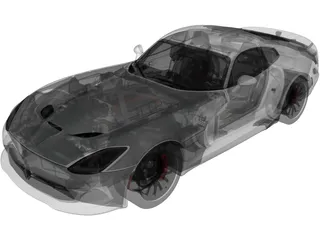 Dodge Viper SRT GTS (2013) 3D Model