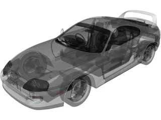 Toyota Supra RZ (1998) 3D Model