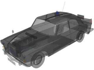 Wolseley 6/110 Metropolitan Police 3D Model