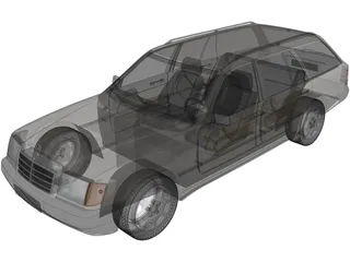 Mercedes-Benz E-Class Kombi 3D Model