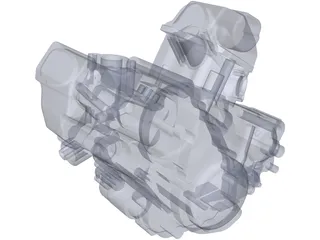 Aprilia SXV 550 Engine 3D Model