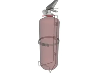 Fire Extinguisher 3D Model