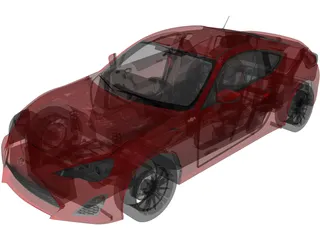 Scion FR-S (2013) 3D Model