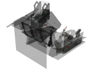 Mikoyan MiG-29 Cockpit 3D Model