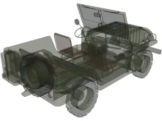 Jeep Willys 3D Model