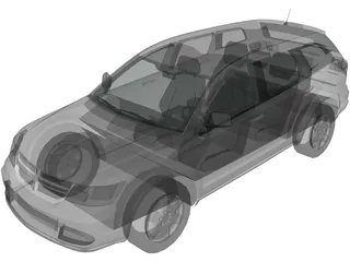 Dodge Journey (2012) 3D Model