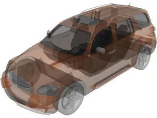 Chevrolet HHR (2012) 3D Model