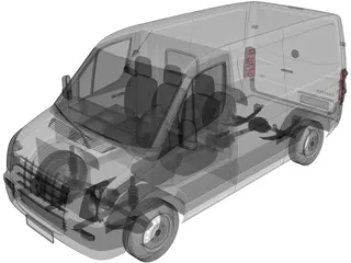 Volkswagen Crafter TDi 3D Model