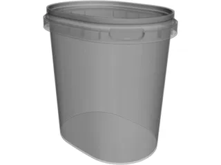 Bucket Container 3D Model