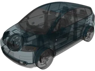 Audi A2 3D Model