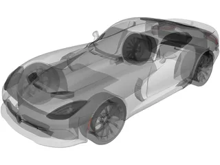 Dodge Viper (2013) 3D Model