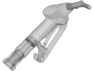 Refuelling Nozzle Gas 3D Model