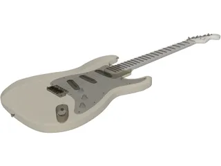 Fender Stratocaster Electric Guitar 3D Model