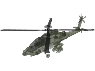 Boeing AH-64D Apache Longbow 3D Model