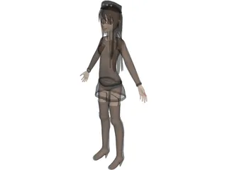 Andr the EnderGirl 3D Model