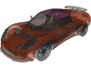 Lotus Exige 3D Model