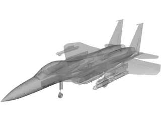 McDonnell Douglas F-15A 3D Model