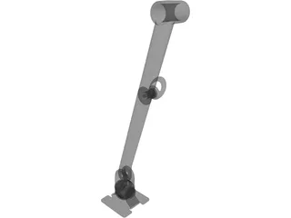 Zorro Monitor Arm 3D Model