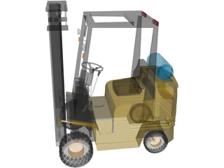 Forklift 3D Model