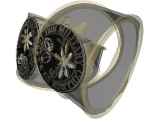 Citadel School Ring 3D Model