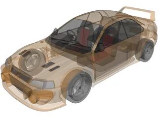 Subaru Impreza Coupe 3D Model