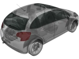 Citroen C3 (2010) 3D Model