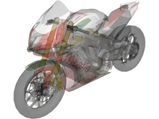 Aprilia RSV4 Alitalia 3D Model