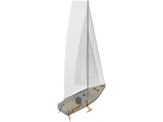 Sail Boat 3D Model