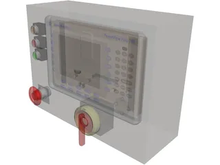 Allen-Bradley PanelView Plus 700 Tester 3D Model