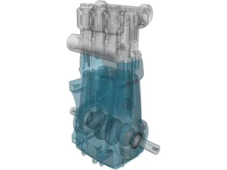 CAT 3520 High Pressure Pump 3D Model