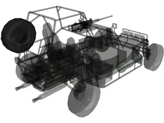 Military Buggy 3D Model