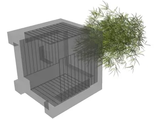 Bamboo Plant 3D Model