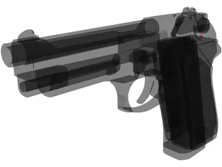 Beretta M9 3D Model