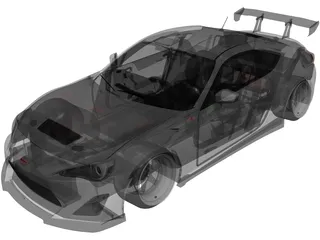 Scion FR-S (2013) [Tuned] 3D Model