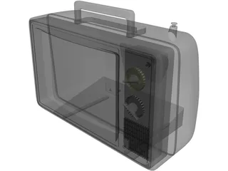 Old TV 3D Model