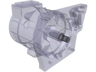 EV Motor 3D Model