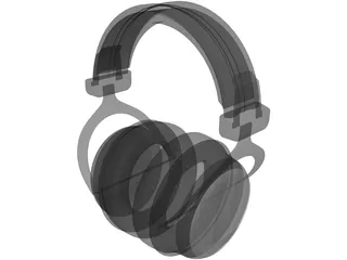 Earphones Headset 3D Model