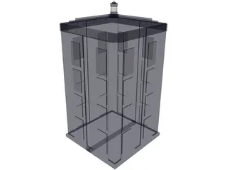 Doctor Who Tardis Exterior 3D Model