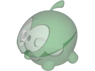 Cut Om Nom 3D Model