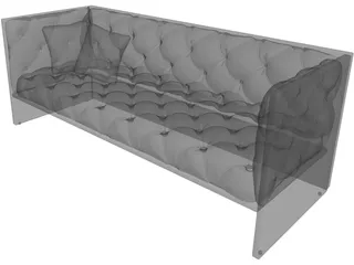 Sofa 3 Seater 3D Model