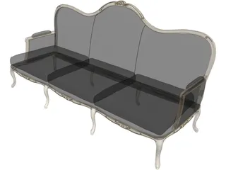 Chevigny Sofa 3D Model