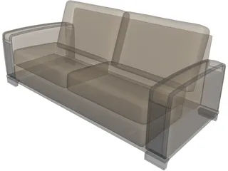 Ellesalotti Zenone Sofa 3D Model