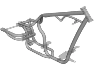 Harley Frame 3D Model