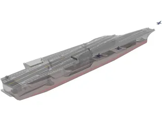 USS CVN-68 Nimitz 3D Model