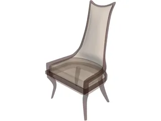 Wooden Chair 3D Model