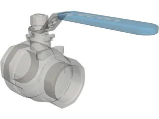 Valve 2 inch 3D Model