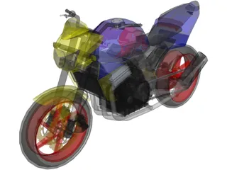 Kawasaki 750 3D Model