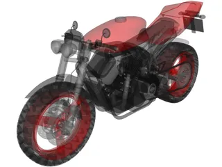 Suzuki Street Fighter 3D Model